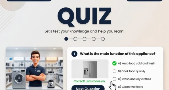 Training quiz for home-appliance store staff
