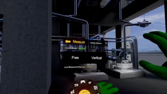 VR simulator for staff training